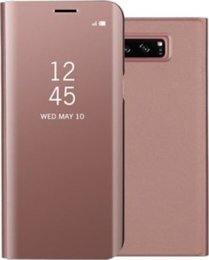 OEM Clear View Ροζ (Galaxy A8 2018)
