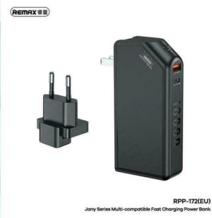 Remax RPP-172 Power Bank 10000mAh 22.5W με Θύρα USB-A και Θύρα USB-C Μαύρο