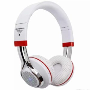 Ασύρματα Ακουστικά Bluetooth On Ear Stereo LED STN-18-WHT