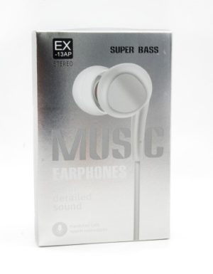 Ακουστικά με μικρόφωνο EX-13AP Ασημί