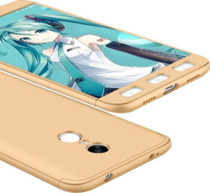 OEM 360° Full Body Protection Hard Cover Χρυσό (Xiaomi Redmi Note 4x)