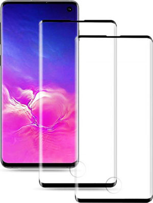 3D Full Face Tempered Glass Black (Galaxy S10+) oem