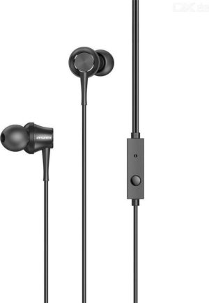 Awei PC-1 Handsfree Ακουστικά in-ear with Mic 3.5 mm 1.2m Black