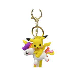 Μπρελόκ 3D Pokemon Pikatsu Unicorn Keyring Keychain