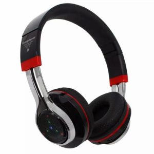 STN-18-BLK Ασύρματα Ακουστικά Bluetooth On Ear Stereo LED