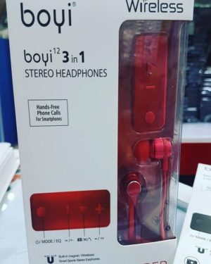 New Boyi 3 in 1 Wireless Headphone/Handsfree