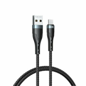 Remax RC-C006 Braided USB 2.0 to micro USB Cable Μαύρο 1m