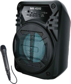 Σύστημα Karaoke με Ενσύρματα Μικρόφωνα CMIK MK-4102 σε Μαύρο Χρώμα