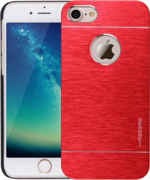 Motomo Back Cover Μεταλλικό Κόκκινο (iPhone 8/7)