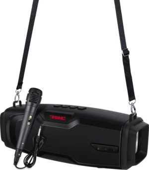 Andowl Σύστημα Karaoke με Ενσύρματα Μικρόφωνα Q-YX600 σε Μαύρο Χρώμα