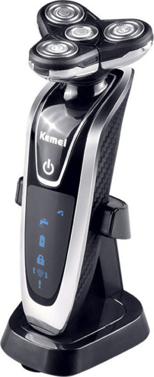 Kemei KM-5181 Ξυριστική Μηχανή 4D & Οδοντόβουρτσα 4 Σε 1 Ξυριστική Μηχανή Προσώπου Επαναφορτιζόμενη