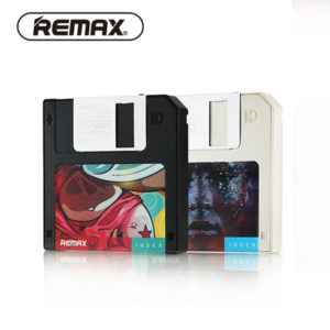 REMAX 5000mAh(19Wh) Floppy power bank με αστεία αυτοκόλλητα για γρήγορη φόρτιση iphone 7/huawei