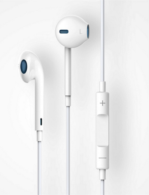 Handsfree EarPods DEVIA Smart with Remote and Mic white