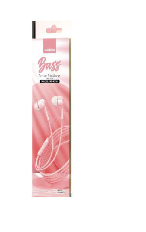 Moxom EP55 In-ear Handsfree με Βύσμα 3.5mm Ροζ