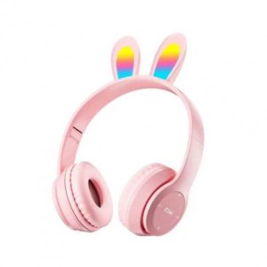 Rabbit Ear Headset Bluetooth B12 Ροζ