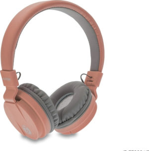 Elmcoei ev90 Αναδιπλούμενα Ενσύρματα Στερεοφωνικά ακουστικά Ροζ