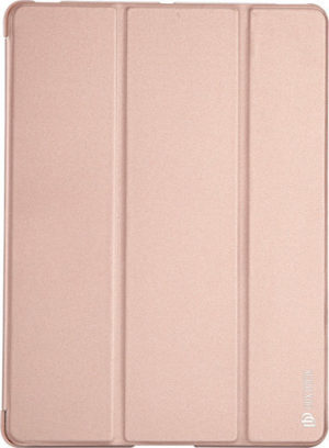 Tri-Fold Flip Cover Δερματίνης Ροζ Χρυσό (Galaxy Tab S7)