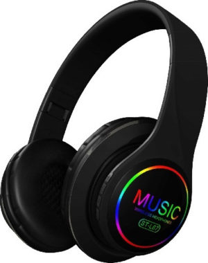 ST-L67 Ασύρματα Bluetooth Over Ear Ακουστικά με 12 ώρες Λειτουργίας Μαύρα