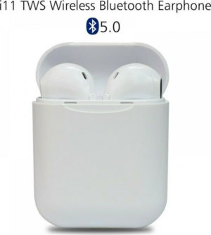 TWS i11 Λευκό - Ασύρματα Ακουστικά Bluetooth 5.0 for Android & Apple ios