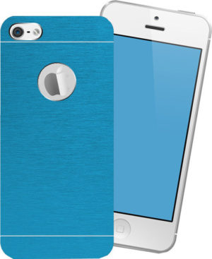 iPhone 5 - θήκη Αλουμινίου Γαλάζιο Motomo