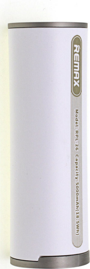 Remax RPL-26 Power Bank 5000mAh με Θύρα USB-A Λευκό