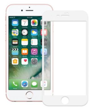 POWERTECH Tempered Glass 5D Full Glue για iPhone 8 Plus, λευκό TGC-0236