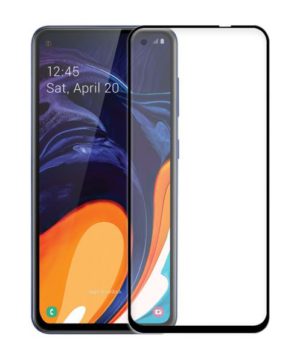 POWERTECH Tempered Glass 5D Full Glue, Samsung A60 2019, μαύρο TGC-0332