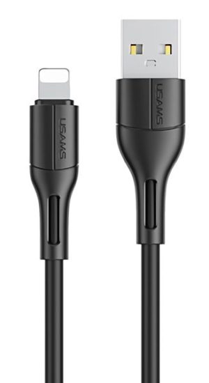 USAMS καλώδιο USB σε Lightning U68, 2A, 1m, μαύρο SJ500USB01