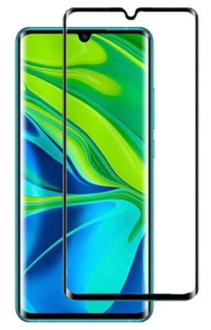 POWERTECH Tempered Glass 3D, Full Glue, Xiaomi Mi Note 10/10 Pro, μαύρο TGC-0369