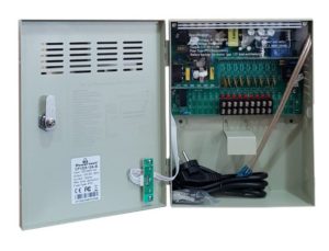 POWERTECH τροφοδοτικό CP1209-10A-B για CCTV-Alarm, DC12V 10A, 9 κανάλια CP1209-10A-B