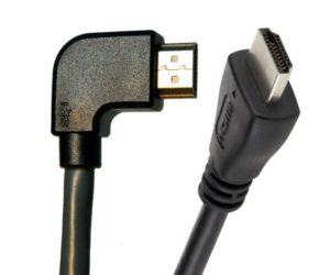 POWERTECH καλώδιο HDMI CAB-H017, γωνιακό, 90° left, 1.5m, μαύρο CAB-H017
