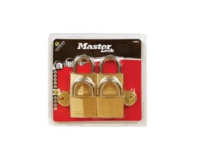 Masterlock - ΣΕΤ 4 λουκέτα μπρούτζινα 40mm με ίδιο κλειδί 140440112