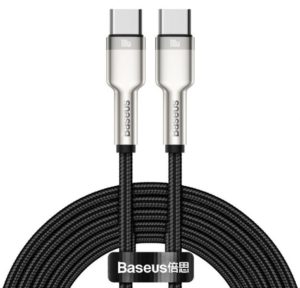 BASEUS καλώδιο USB Type-C CATJK-D01, 5A 100W, 2m, μπεζ CATJK-D01