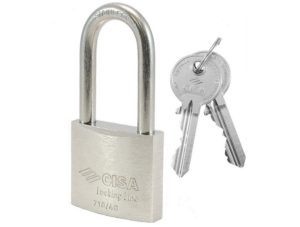 Cisa - Locking Line Λουκέτο Μακρύλαιμο με Κλειδί No 40 21711.40 24346