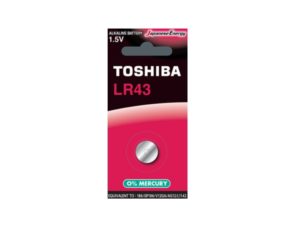 Toshiba - Αλκαλική Μπαταρία Ρολογιών LR43 1.5V 1τμχ 57491