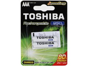 Toshiba - Επαναφορτιζόμενες Μπαταρίες AAA Ni-MH 950mAh 1.2V 2τμχ 60416