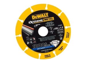 DeWALT - Δίσκος Κοπής Inox Διαμαντέ Extreme 125mm X 1.3mm DT40252