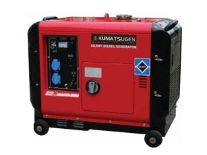 Kumatsugen - Τριφασική Γεννήτρια Πετρελαίου με Μίζα & Μπαταρία (Κλειστού Τύπου) 6.6KVA - 10.5Hp GP8000MAT 008347
