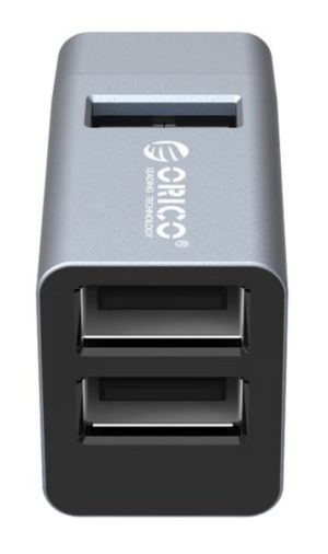 ORICO mini USB hub MINI-U32L, 3x USB ports, γκρι MINI-U32L-GY-BP