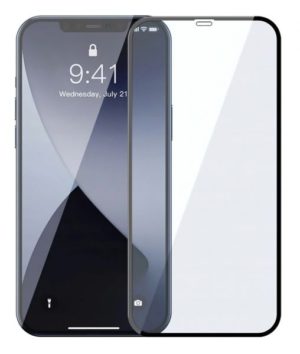 POWERTECH Tempered Glass 5D, full glue, iPhone 12 Pro Max, μαύρο TGC-0447