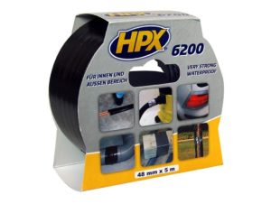 HPX - Υφασμάτινη Ταινία 48mm x 5m Μαύρη 620020122