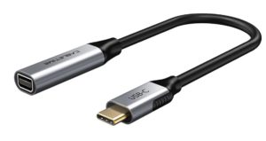 CABLETIME καλώδιο USB-C σε Mini DisplayPort C160, 4K, 0.15m, μαύρο 5210131038321