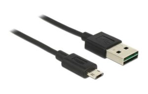 POWERTECH καλώδιο USB σε USB Micro CAB-U063, Easy USB, 3m, μαύρο CAB-U063