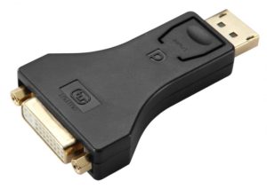 POWERTECH αντάπτορας DisplayPort σε DVI CAB-DP063, Passive, 4K, μαύρος CAB-DP063