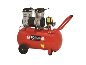 TOROS - Αεροσυμπιεστής oil free silent (χαμηλού θορύβου) 50ltr 40152