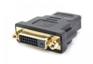 POWERTECH αντάπτορας HDMI αρσενικό σε DVI 24+1 θηλυκό CAB-H028, μαύρος CAB-H028