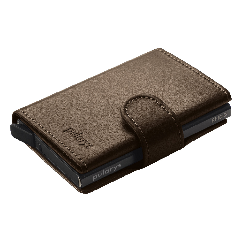 Pularys RFID SOLO wallet 172313102 Καφέ