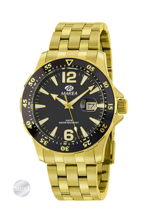 Ρολόι Ανδρικό Marea B36145-4 Χρυσό