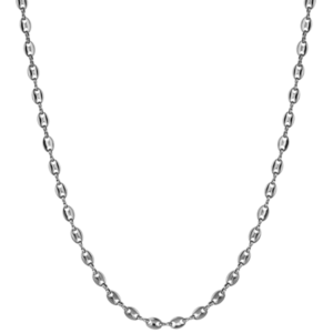 BREEZE Chain Necklace, Stainless steel, Silver-tone plated 410025.4b