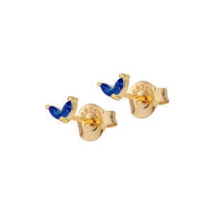 Ασημένια σκουλαρίκια SEASON 0,7cm 17-3-43-4 Χρυσό